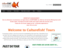 Tablet Screenshot of culturefishtours.com